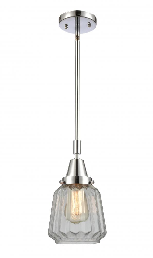 Chatham - 1 Light - 7 inch - Polished Chrome - Mini Pendant