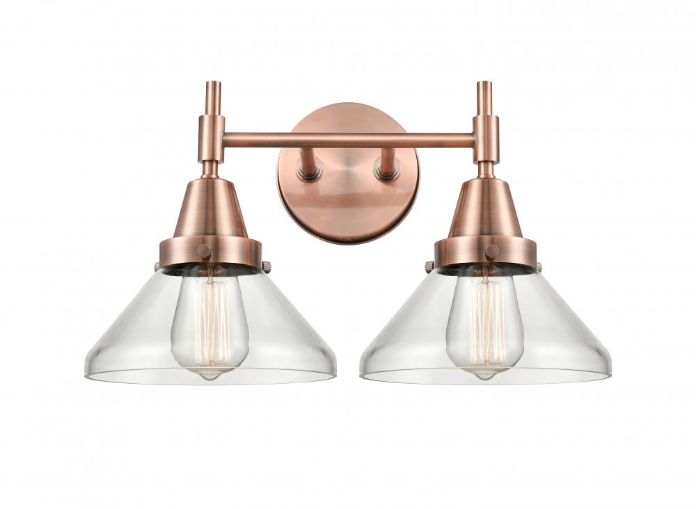 Caden - 2 Light - 17 inch - Antique Copper - Bath Vanity Light