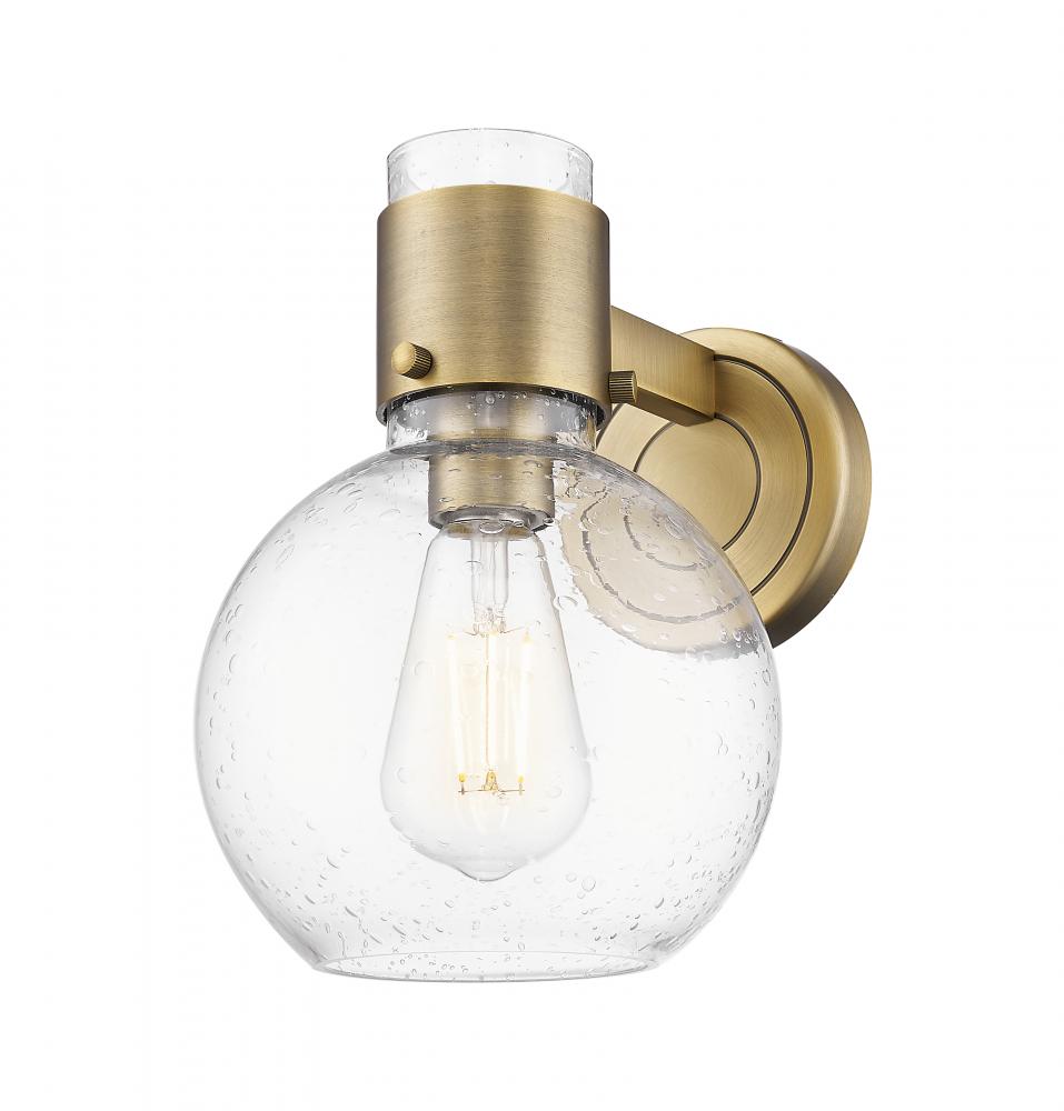 Lawton Sphere - 1 Light - 8 inch - Brushed Brass - Sconce