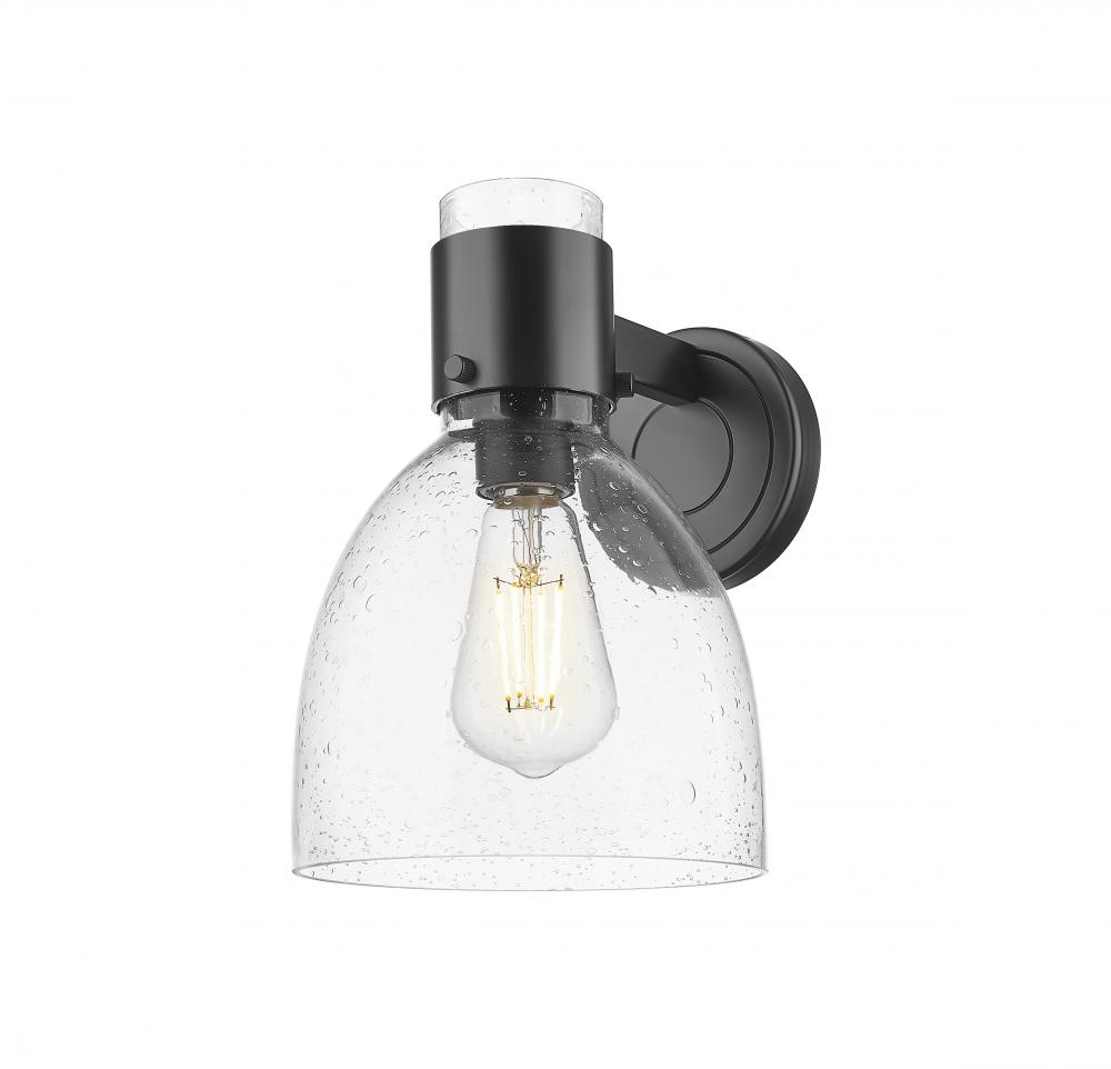 Lawton Bell - 1 Light - 8 inch - Matte Black - Sconce