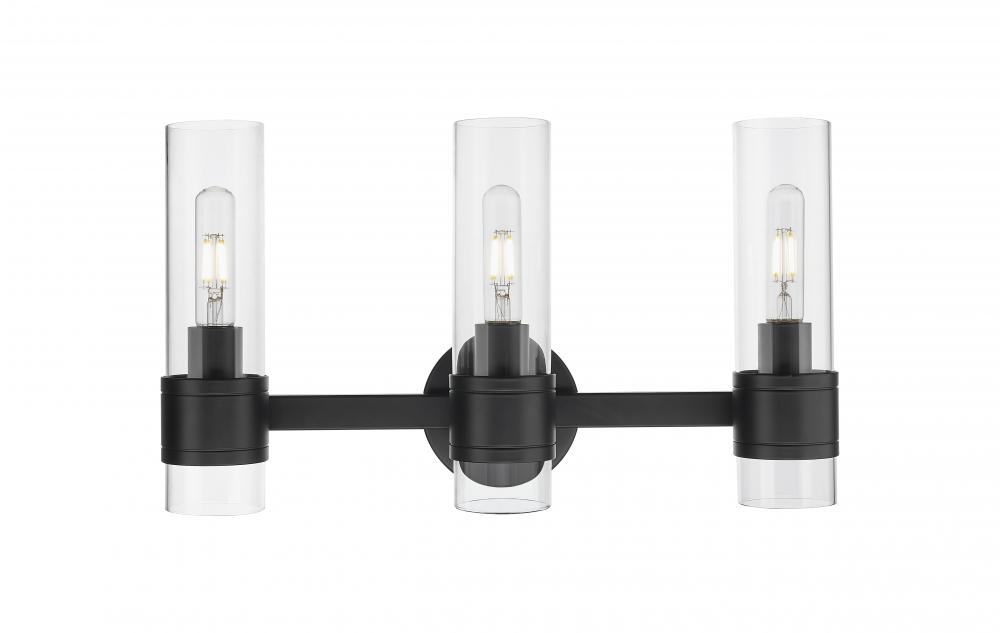 Arden - 3 Light - 21 inch - Matte Black - Bath Vanity Light