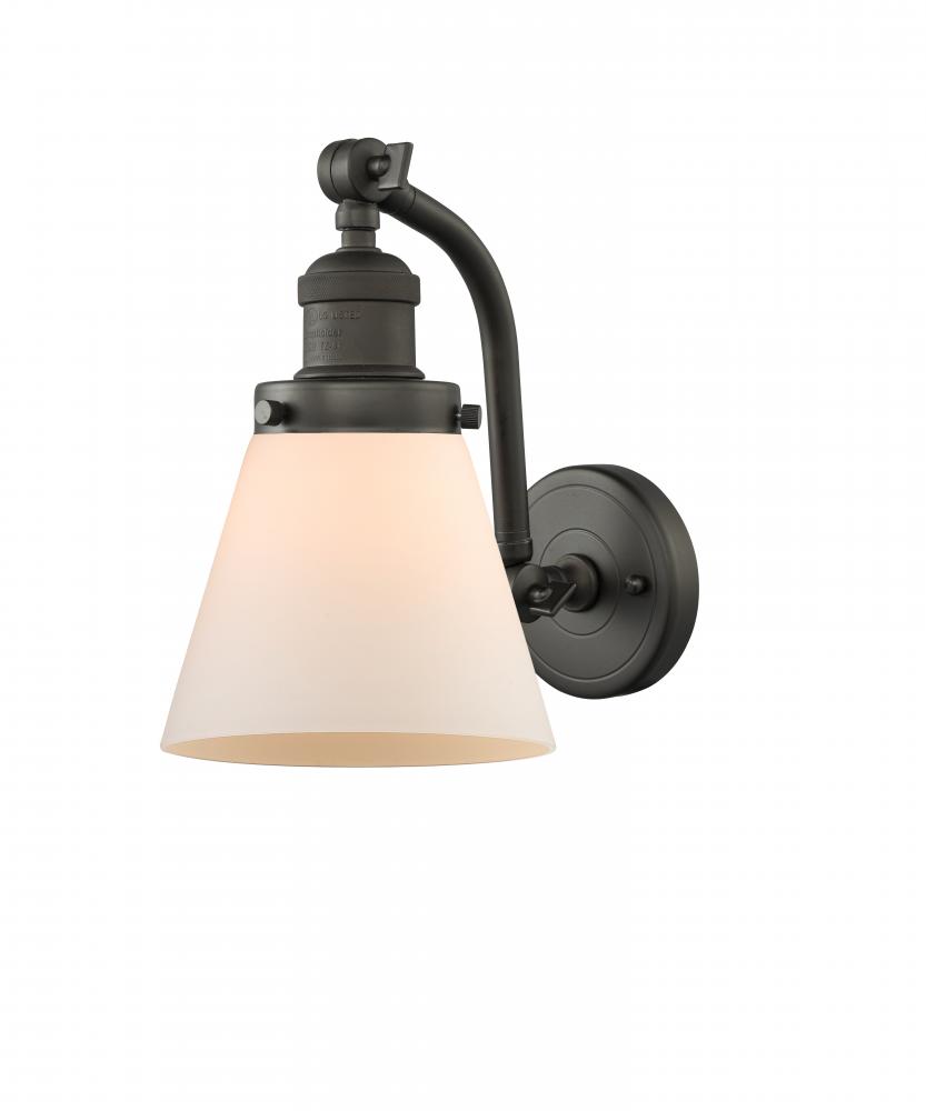 Cone - 1 Light - 7 inch - Oil Rubbed Bronze - Sconce