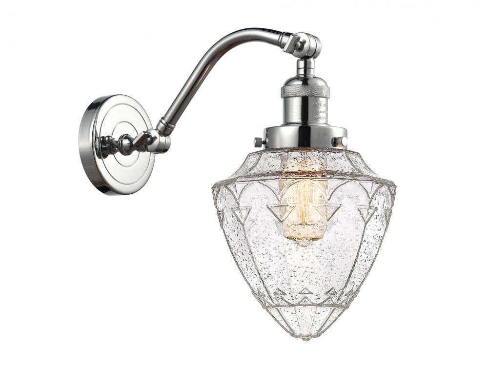 Bullet - 1 Light - 7 inch - Polished Chrome - Adjustable Sconce
