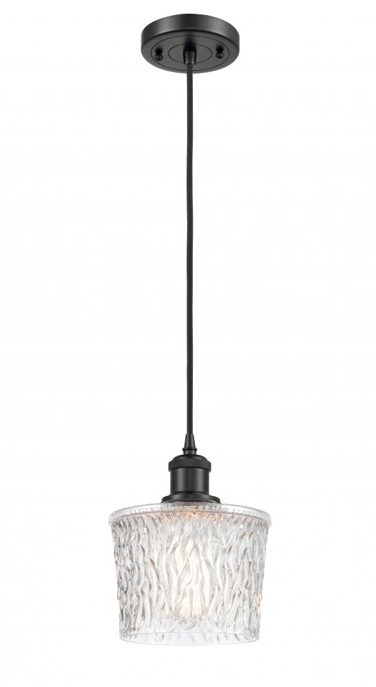 Niagara - 1 Light - 7 inch - Matte Black - Cord hung - Mini Pendant