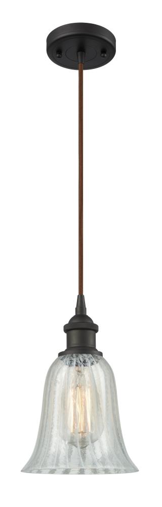 Hanover - 1 Light - 6 inch - Oil Rubbed Bronze - Cord hung - Mini Pendant