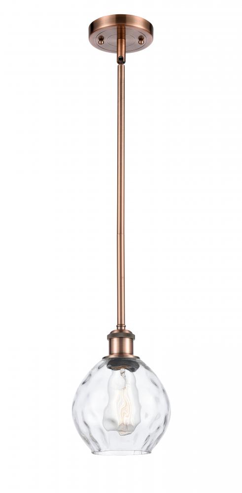 Waverly - 1 Light - 6 inch - Antique Copper - Mini Pendant