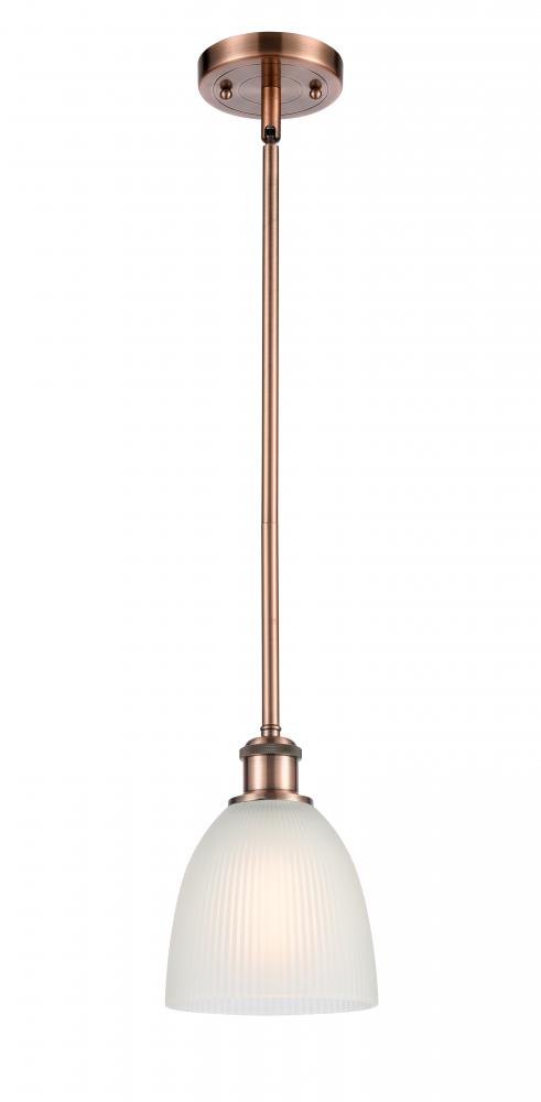 Castile - 1 Light - 6 inch - Antique Copper - Mini Pendant