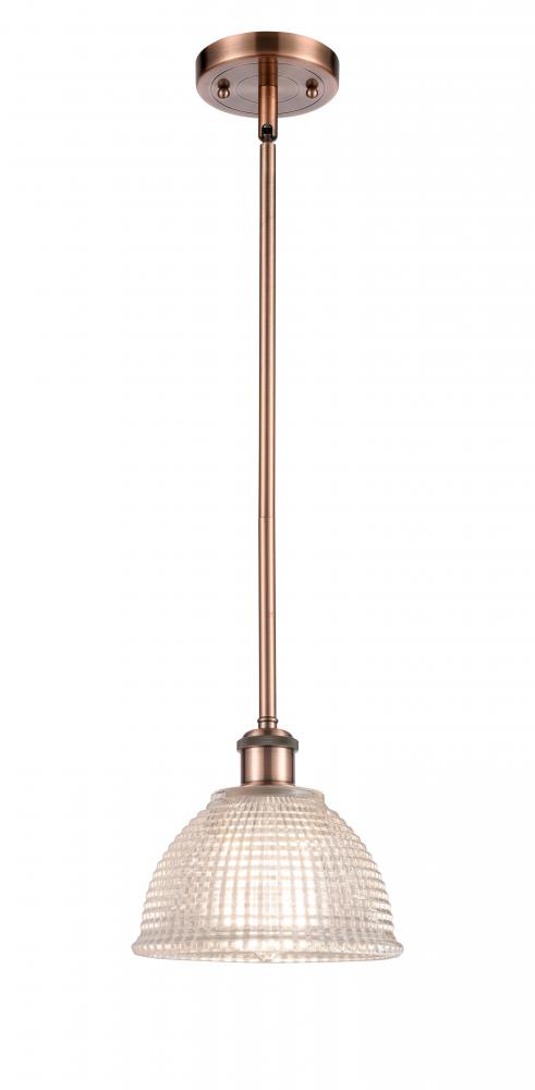 Arietta - 1 Light - 8 inch - Antique Copper - Mini Pendant