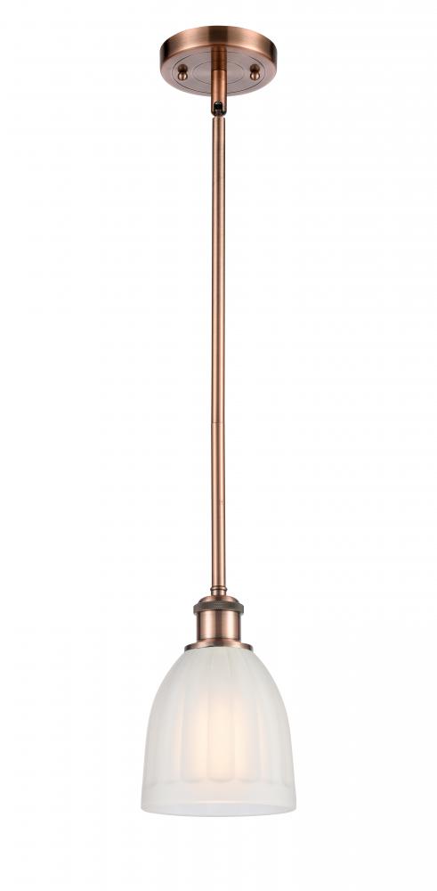 Brookfield - 1 Light - 6 inch - Antique Copper - Mini Pendant