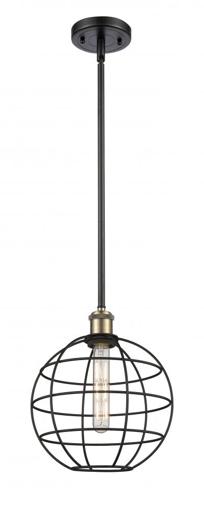 Lake Placid - 1 Light - 10 inch - Black Antique Brass - Mini Pendant