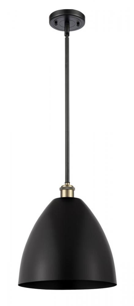 Bristol - 1 Light - 12 inch - Black Antique Brass - Pendant