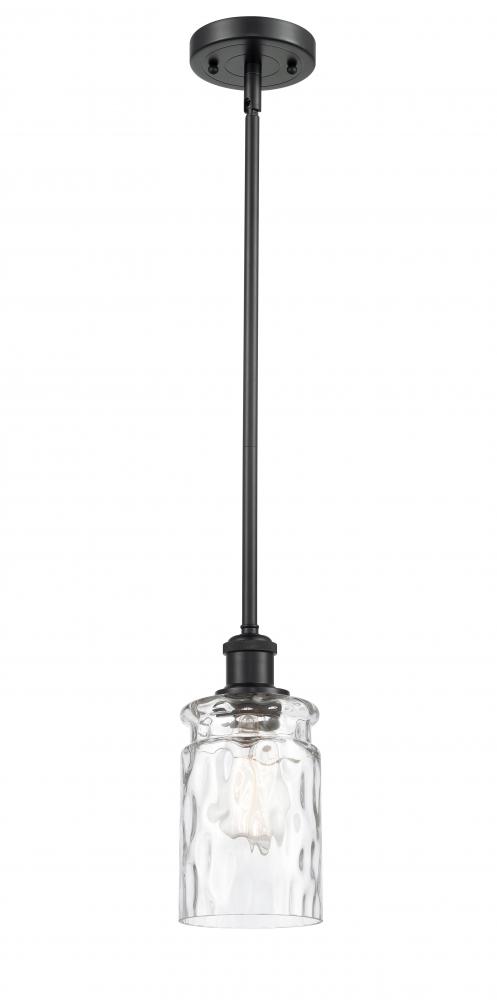 Candor - 1 Light - 5 inch - Matte Black - Mini Pendant