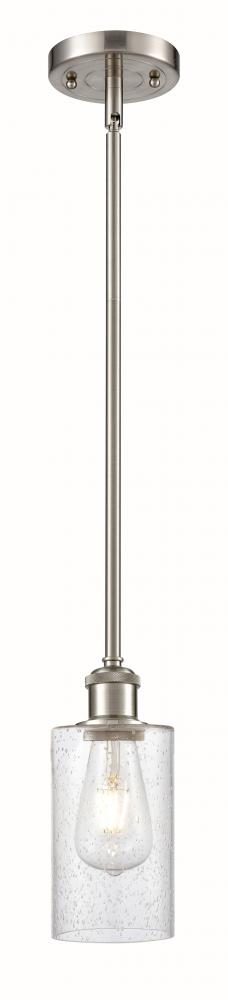 Clymer - 1 Light - 4 inch - Brushed Satin Nickel - Mini Pendant