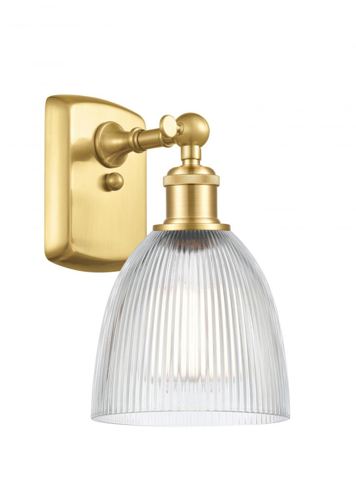 Castile - 1 Light - 6 inch - Satin Gold - Sconce