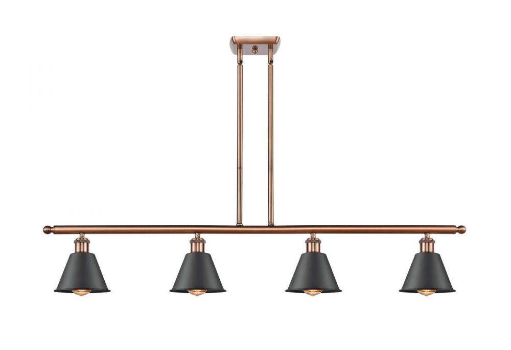 Smithfield - 4 Light - 48 inch - Antique Copper - Cord hung - Island Light