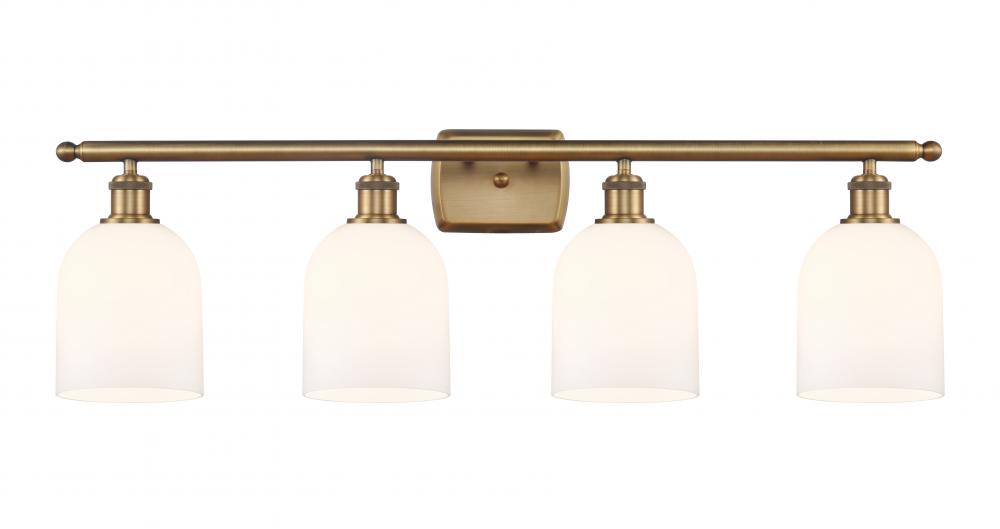 Bella - 4 Light - 36 inch - Brushed Brass - Bath Vanity Light