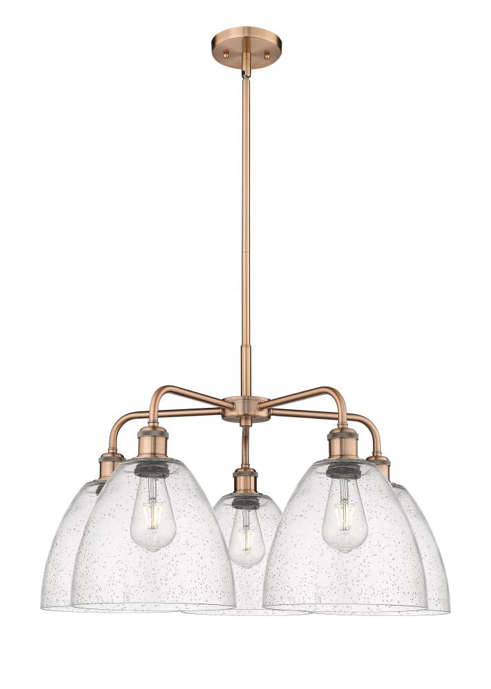 Bristol - 5 Light - 27 inch - Antique Copper - Chandelier