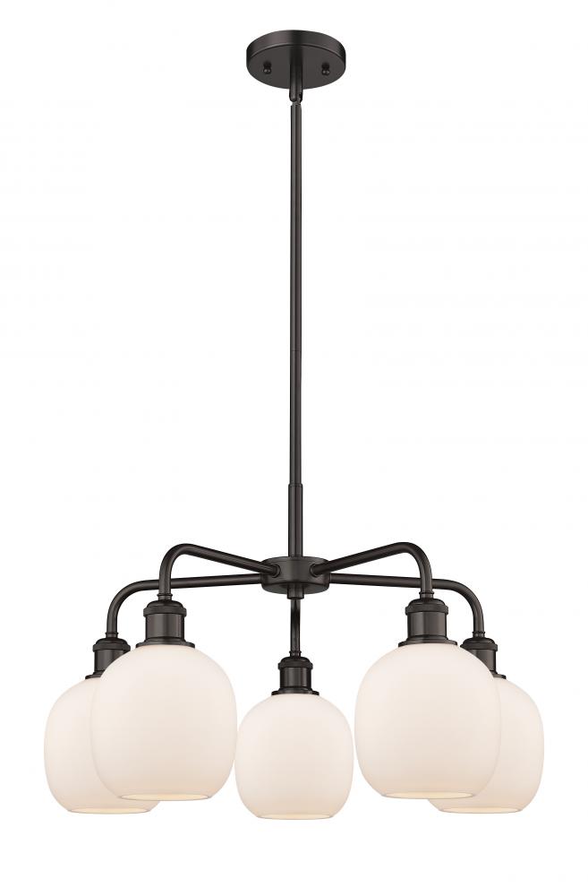 Belfast - 5 Light - 24 inch - Oil Rubbed Bronze - Chandelier