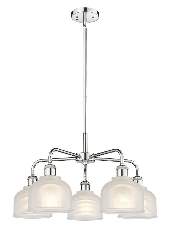 Dayton - 5 Light - 24 inch - Polished Chrome - Chandelier