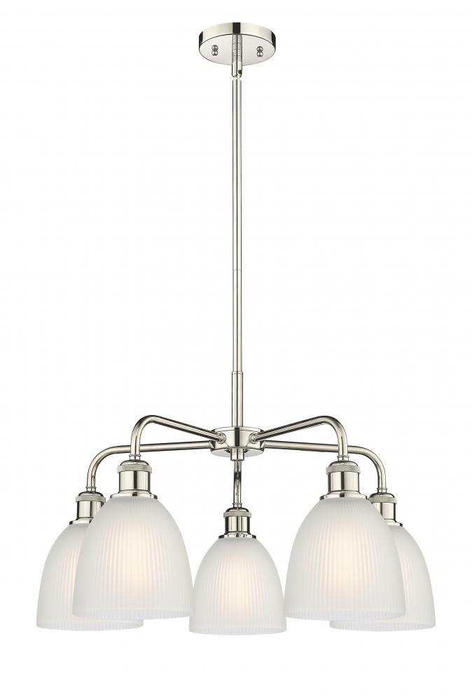 Castile - 5 Light - 24 inch - Polished Nickel - Chandelier