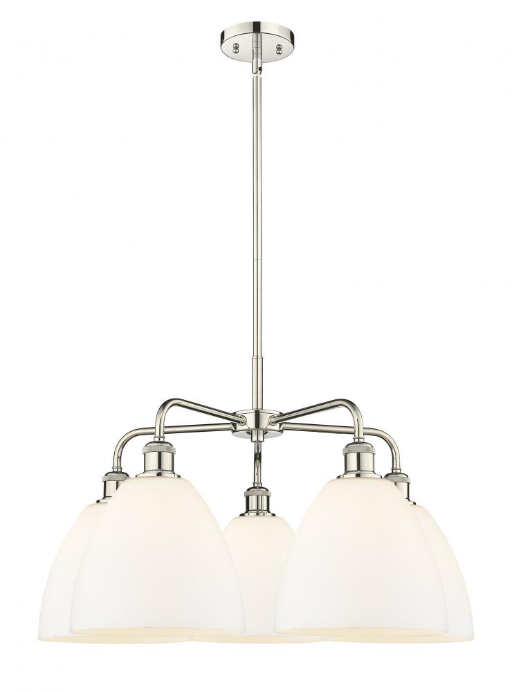 Bristol - 5 Light - 27 inch - Polished Nickel - Chandelier