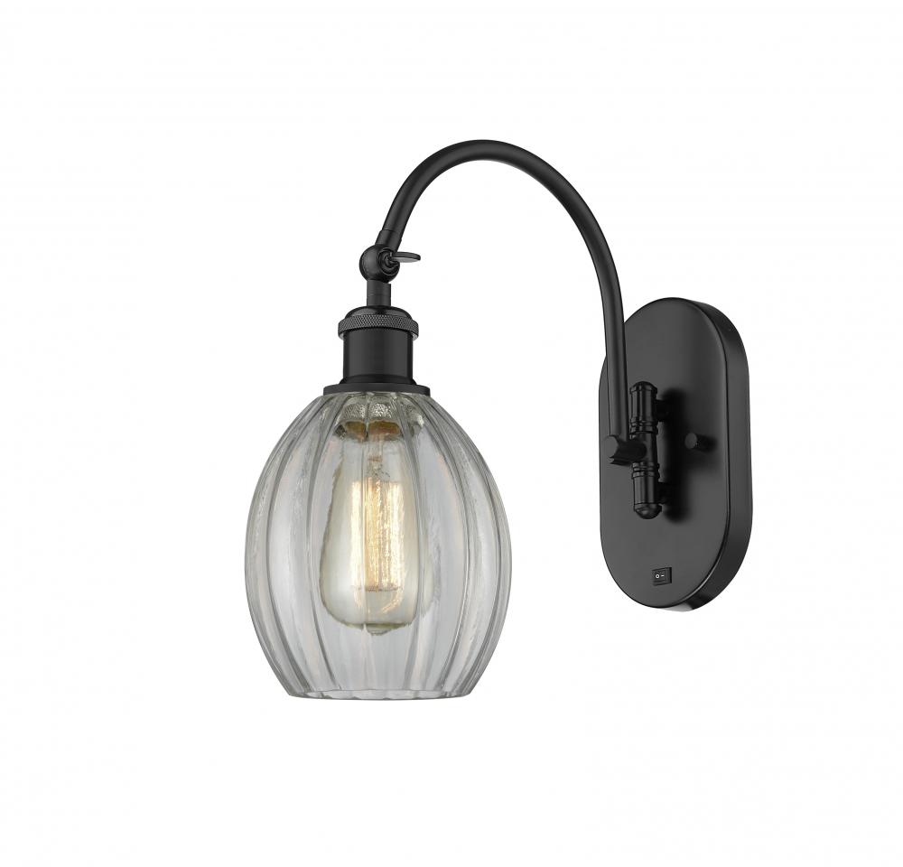 Eaton - 1 Light - 6 inch - Matte Black - Adjustable Swing Arm