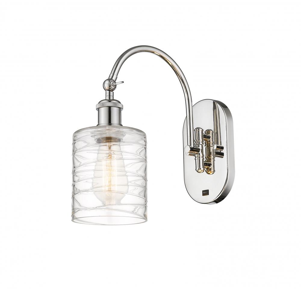 Cobbleskill - 1 Light - 5 inch - Polished Nickel - Adjustable Swing Arm
