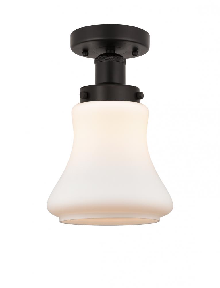 Bellmont - 1 Light - 6 inch - Oil Rubbed Bronze - Semi-Flush Mount