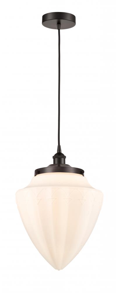 Bullet - 1 Light - 12 inch - Oil Rubbed Bronze - Cord hung - Mini Pendant