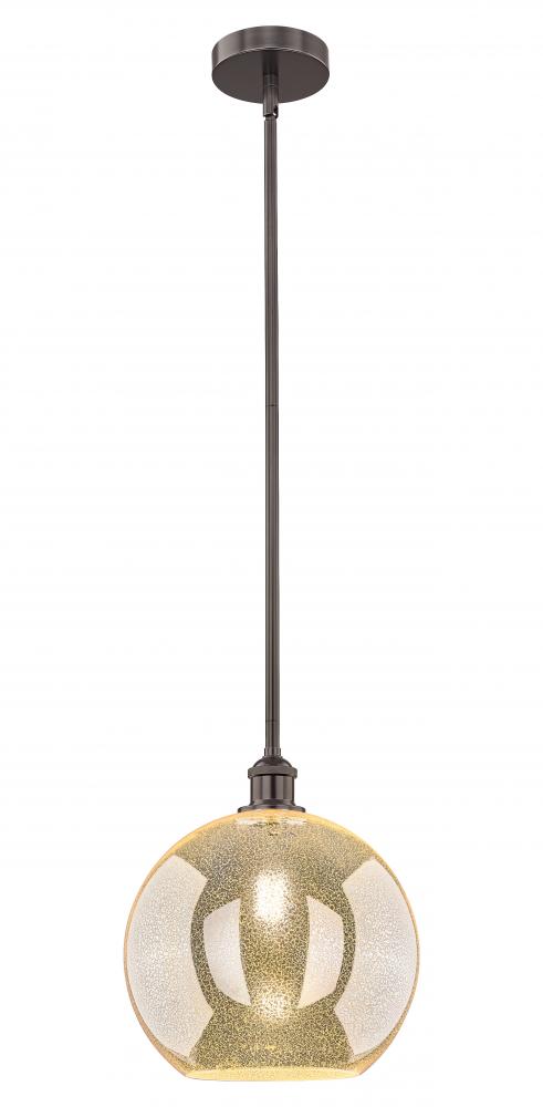 Athens - 1 Light - 12 inch - Oil Rubbed Bronze - Cord hung - Mini Pendant