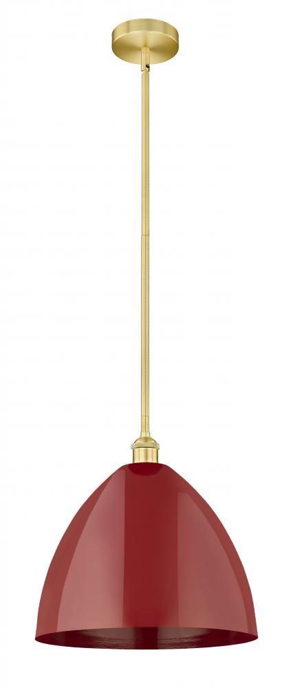 Plymouth - 1 Light - 16 inch - Satin Gold - Cord hung - Mini Pendant