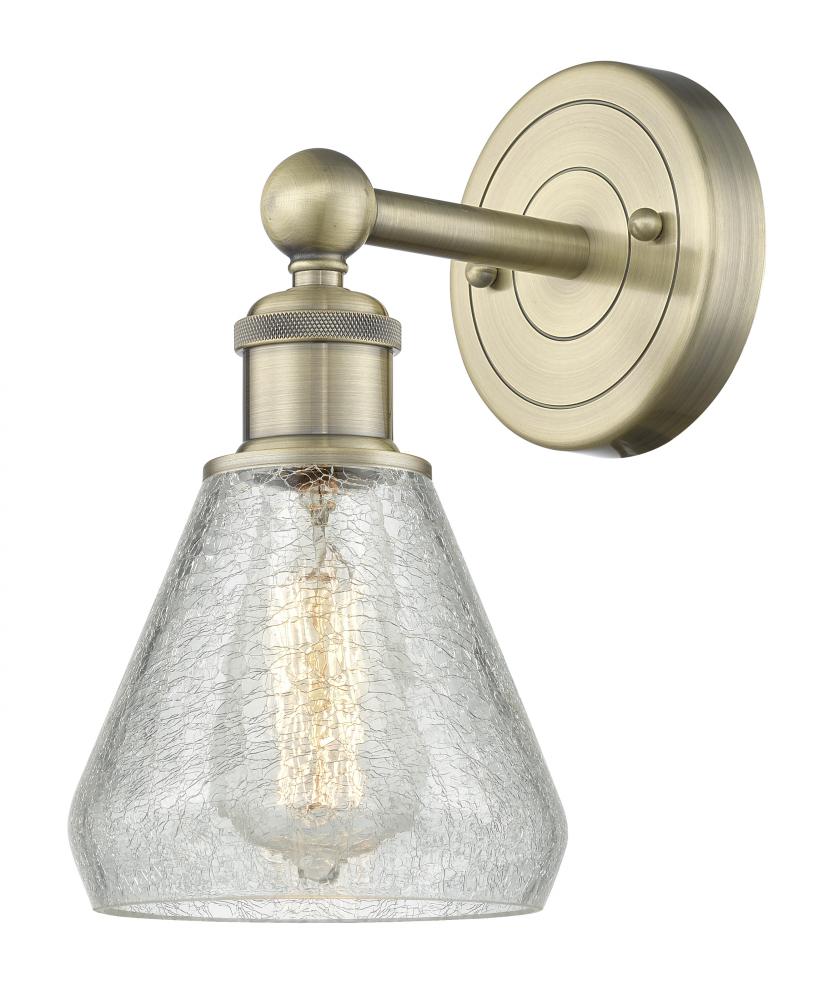 Conesus - 1 Light - 6 inch - Antique Brass - Sconce