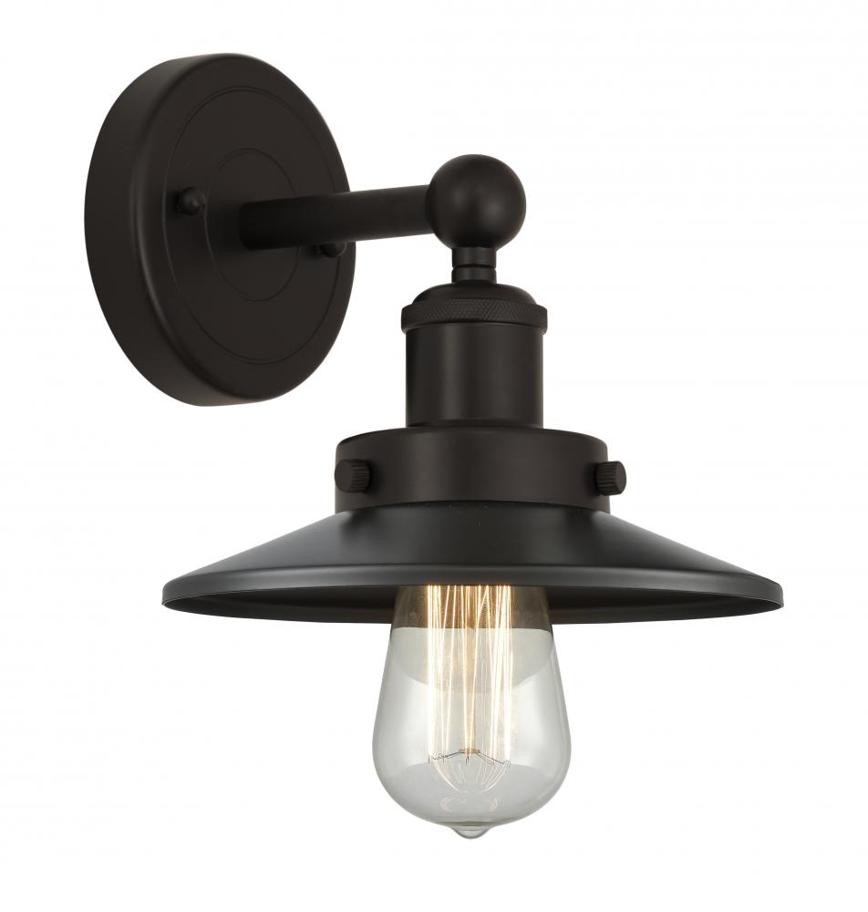 Railroad - 1 Light - 8 inch - Oil Rubbed Bronze - Sconce