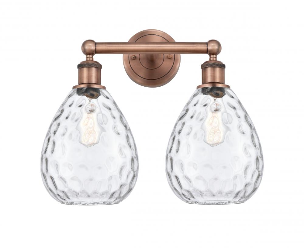 Waverly - 2 Light - 17 inch - Antique Copper - Bath Vanity Light