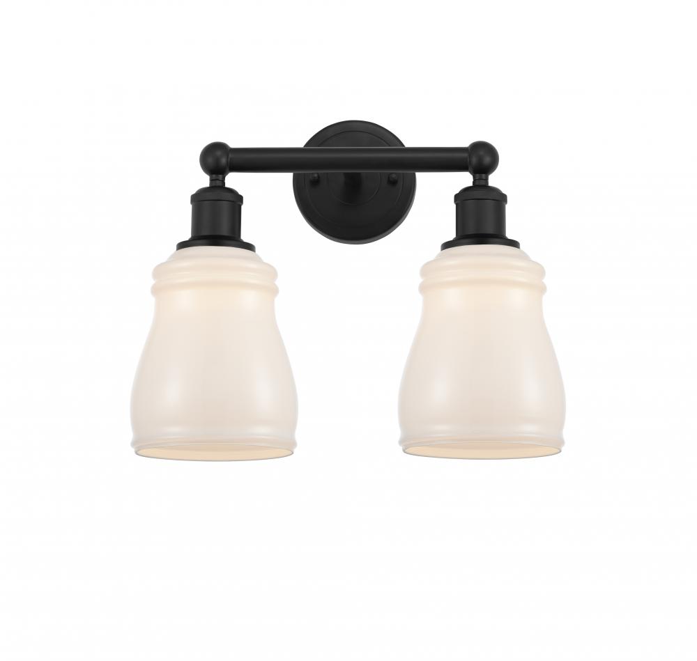Ellery - 2 Light - 14 inch - Matte Black - Bath Vanity Light
