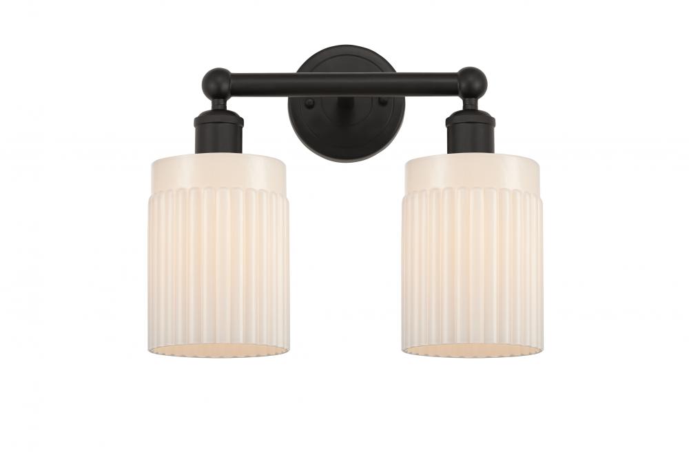 Hadley - 2 Light - 14 inch - Oil Rubbed Bronze - Bath Vanity Light