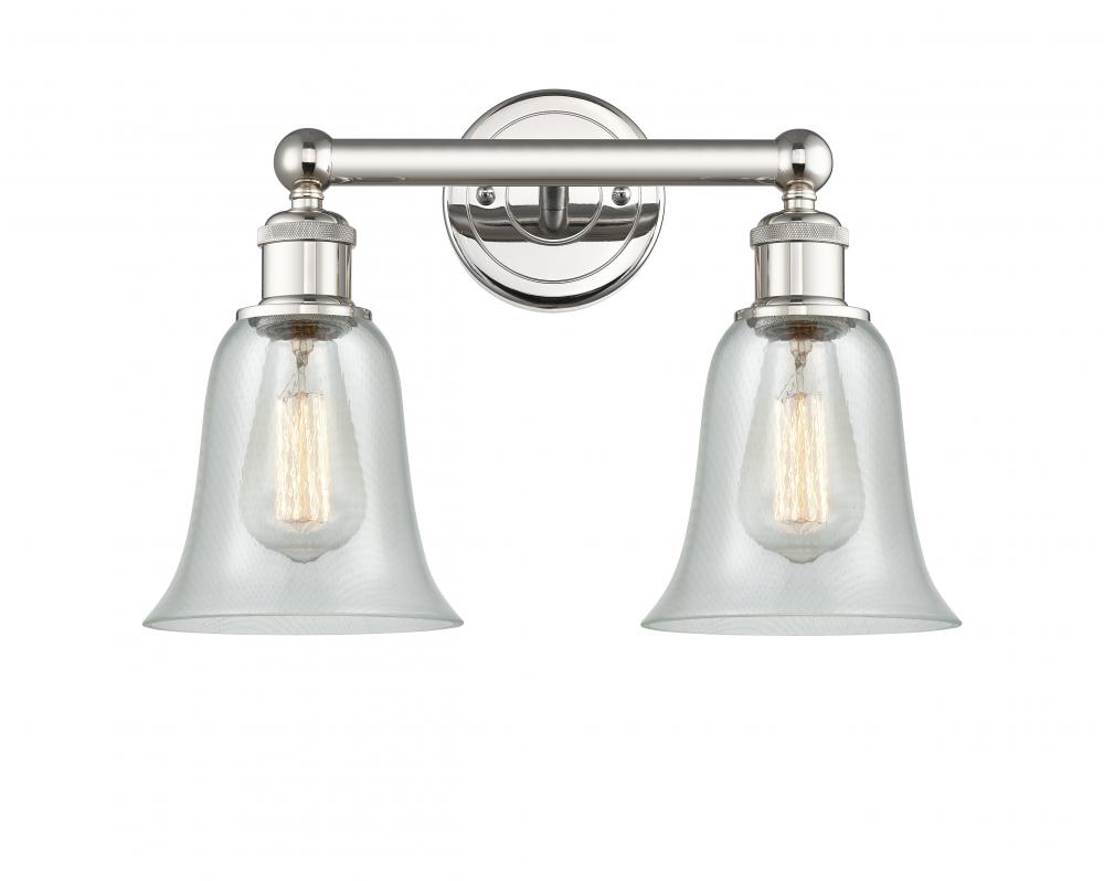 Hanover - 2 Light - 15 inch - Polished Nickel - Bath Vanity Light