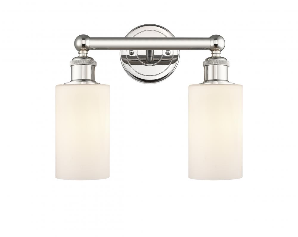 Clymer - 2 Light - 13 inch - Polished Nickel - Bath Vanity Light