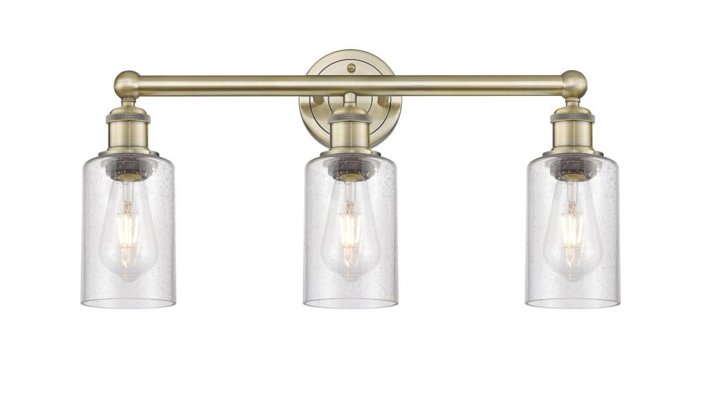 Clymer - 3 Light - 22 inch - Antique Brass - Bath Vanity Light