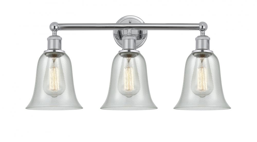 Hanover - 3 Light - 24 inch - Polished Chrome - Bath Vanity Light