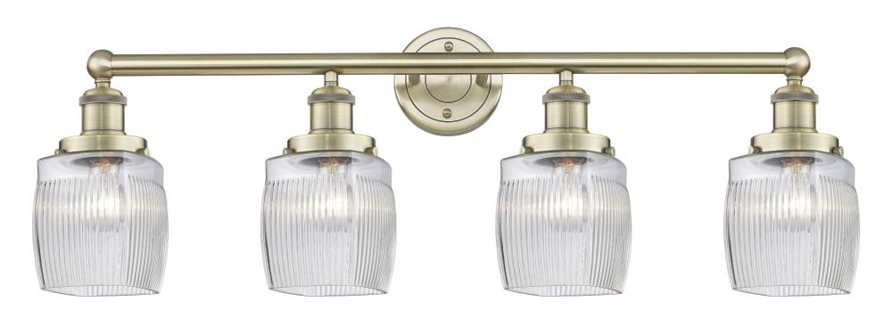 Colton - 4 Light - 33 inch - Brushed Satin Nickel - Bath Vanity Light