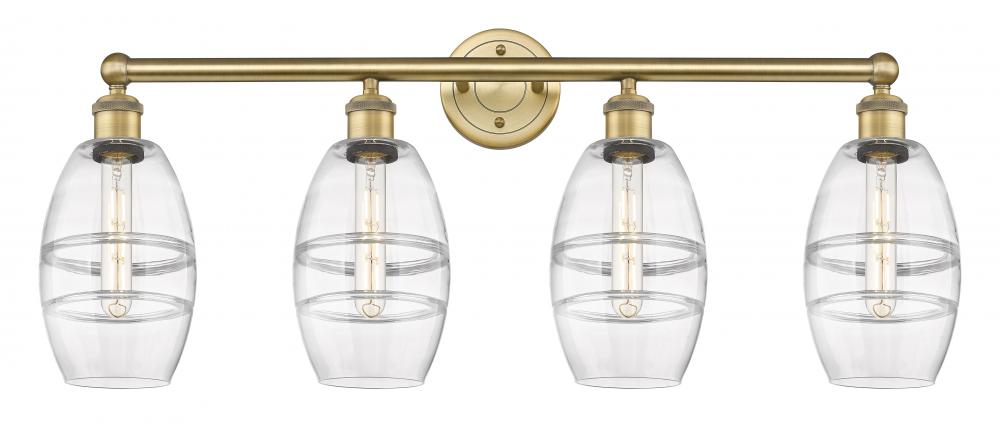 Vaz - 4 Light - 33 inch - Brushed Brass - Bath Vanity Light