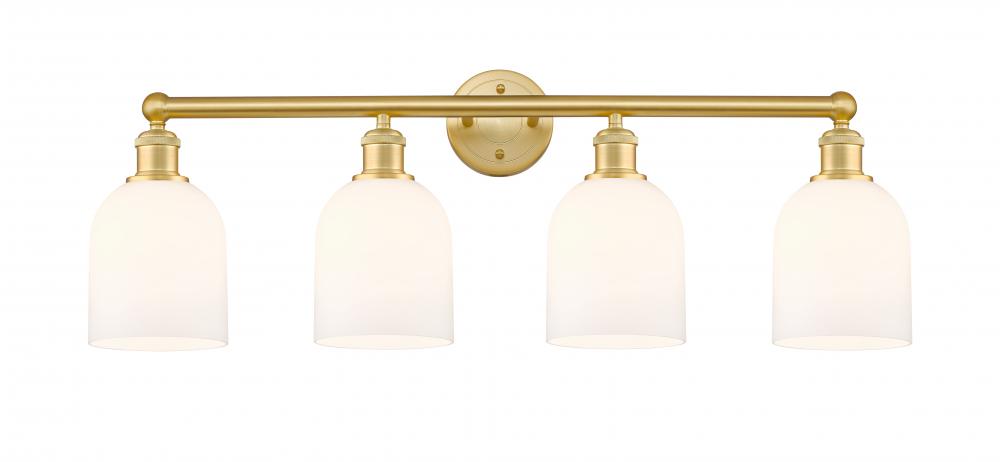 Bella - 4 Light - 33 inch - Satin Gold - Bath Vanity Light