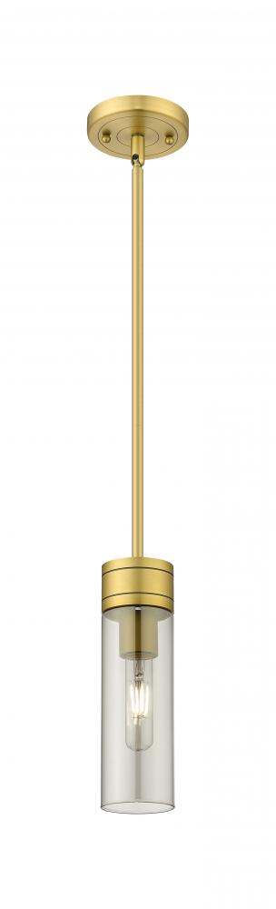 Boreas - 1 Light - 3 inch - Brushed Brass - Stem Hung - Mini Pendant