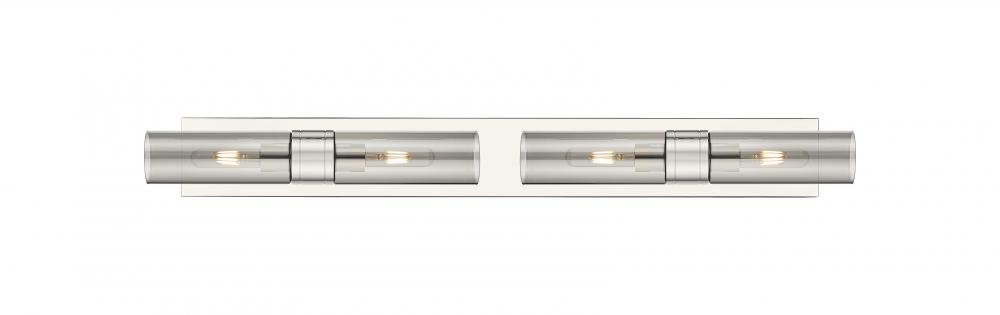 Boreas - 4 Light - 39 inch - Polished Nickel - Bath Vanity Light