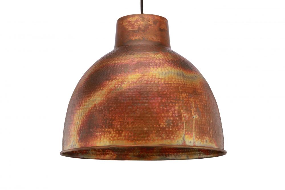 Charita - 1 Light - 17 inch - Burnt Copper - Cord hung - Pendant