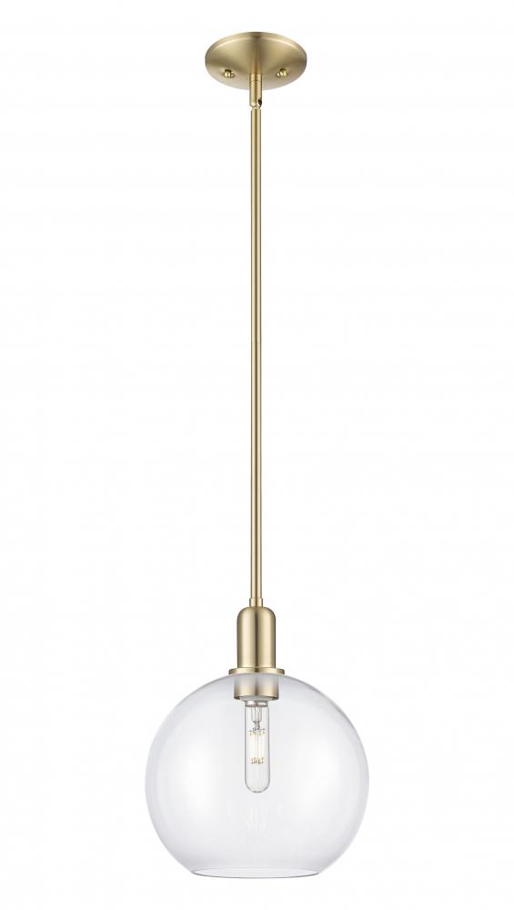 Athens - 1 Light - 10 inch - Champagne Bronze - Stem hung - Mini Pendant