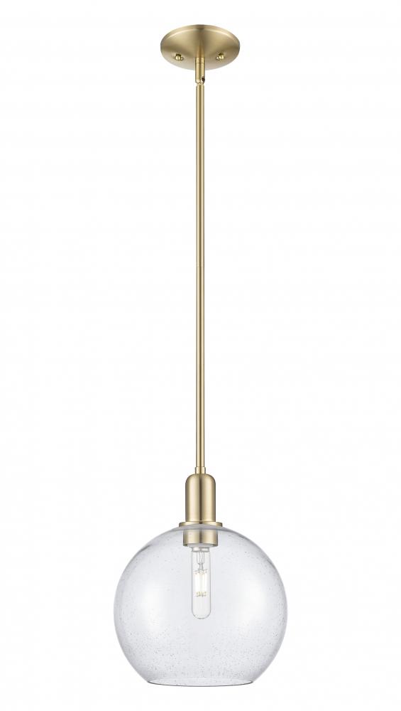 Athens - 1 Light - 10 inch - Champagne Bronze - Stem hung - Mini Pendant