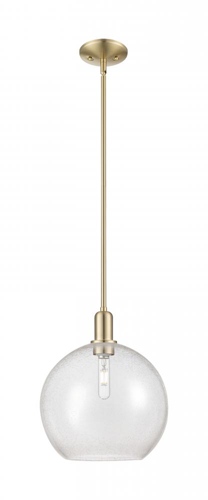 Athens - 1 Light - 12 inch - Champagne Bronze - Stem hung - Mini Pendant