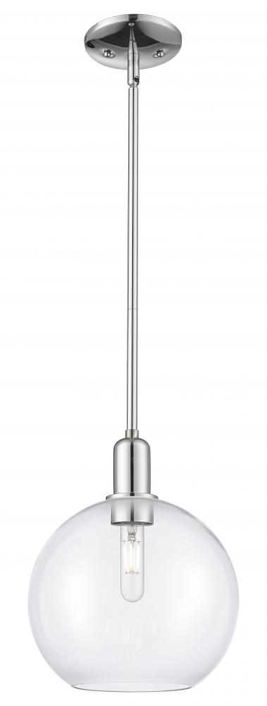 Athens - 1 Light - 10 inch - Polished Chrome - Stem hung - Mini Pendant